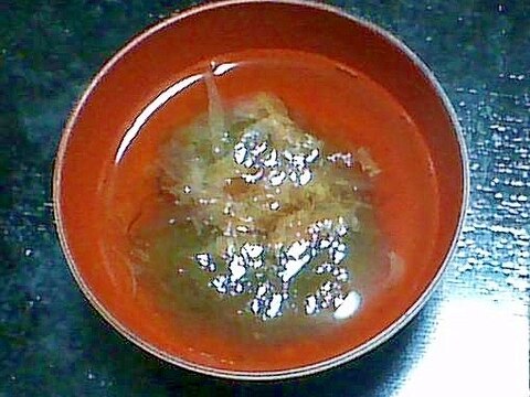 かつおだしのすまし汁